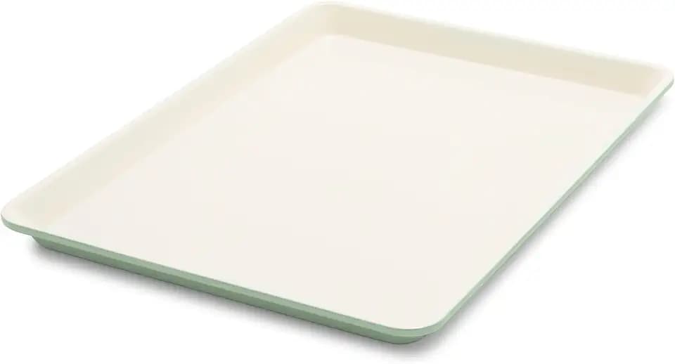 GreenLife 18” x 13” Ceramic Nonstick Half Cookie Sheet, Sage