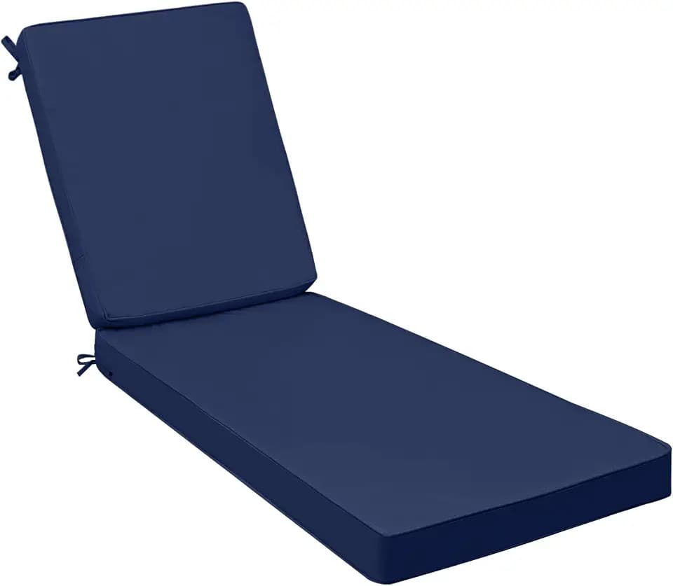 AAAAAcessories Outdoor Chaise Lounge Cushions, 72 x 21 x 3 in, Set of 1
