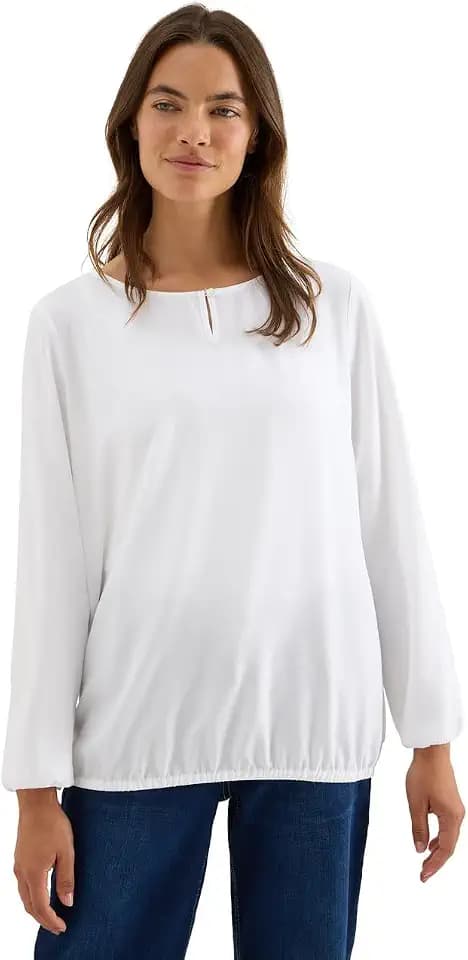 Cecil Damen Bluse in Unifarbe