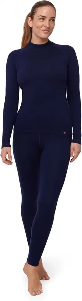 DANISH ENDURANCE Merino Thermounterwäsche Set Damen, Schwer 250 g/m²