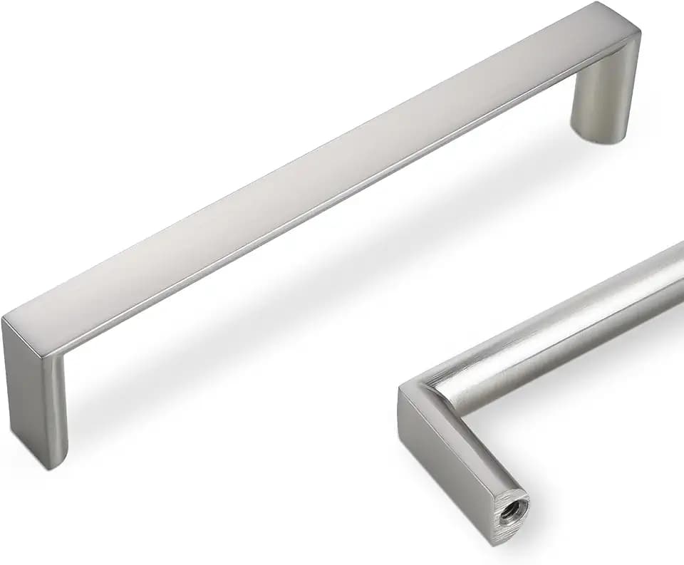 Brushed Satin Nickel Kitchen Cabinet Pulls 5 Inch 10 Pack