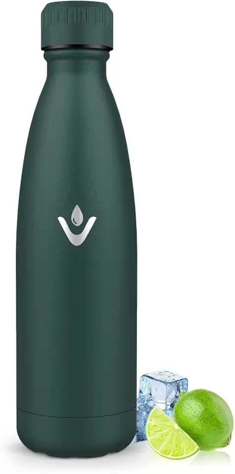Trinkflasche Edelstahl - Thermosflasche, 750ML BPA-Frei, Wasserflasche Sport - Auslaufsicher Wasserflasche,Trinkflasche Kohlensäure Geeignet, Thermoskanne für Laufen, Joggen