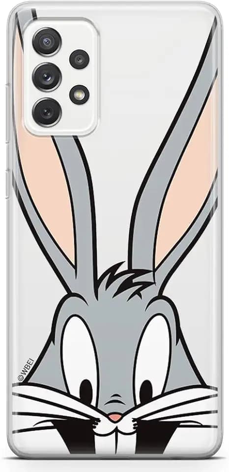 ERT Group Handyhülle für Samsung A33 5G Original und offiziell Lizenziertes Looney Tunes Muster Bugs 001 optimal an die Form des Handy angepasst, teilweise transparent