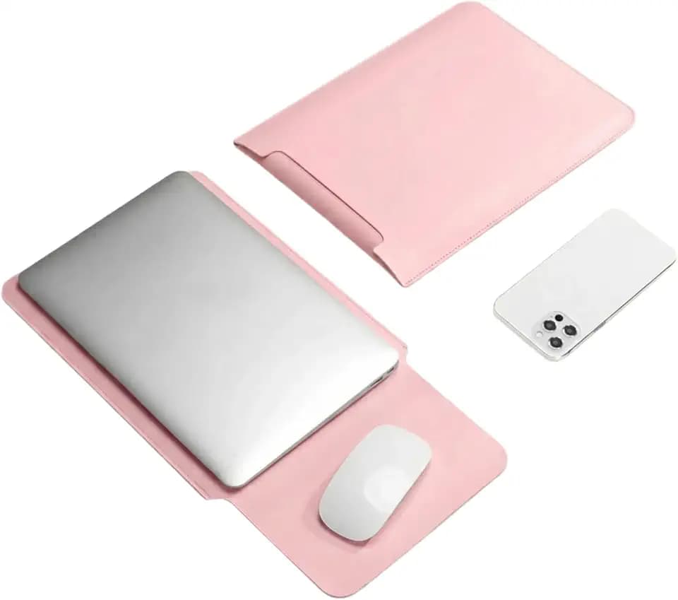 13 inch Laptop Sleeve Case Compatible with MacBook Air 13 M3 M2 M1 / MacBook Pro 13Inch, MacBook Neo, Surface Pro 12-3,iPad Pro/Air 13 Dell HP ASUS (Pink)