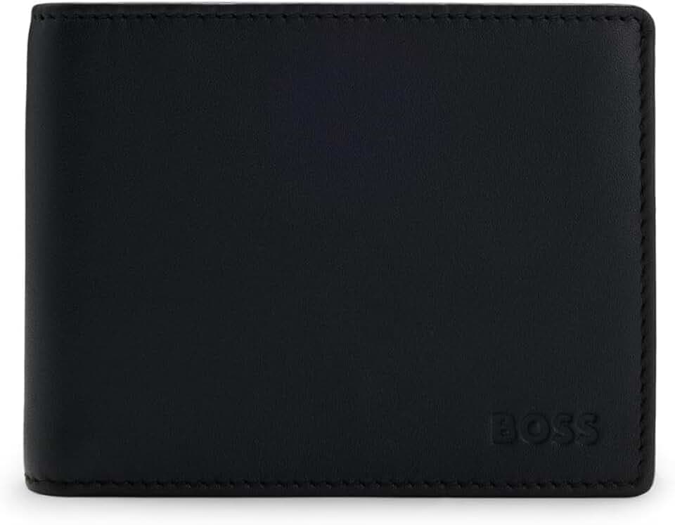 BOSS Hugo Herren Arezzo Geldbeutel, Black1, ONESI EU