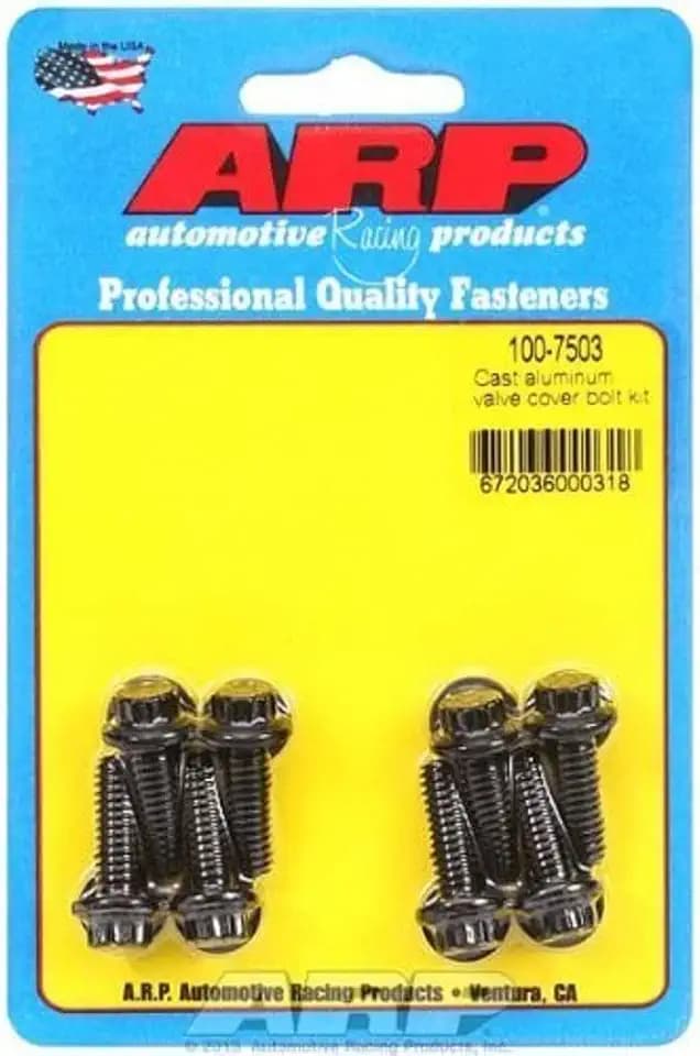ARP 1007503 Cast Aluminum Valve Cover Bolt Kit - Set of 8