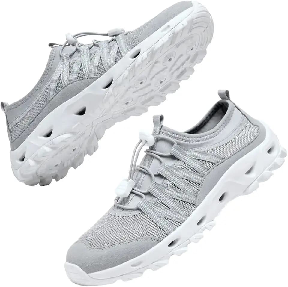 SOBASO Water Shoes Quick Dry Lightweight Swim Shoes for Men Ideal Hiking Water Shoes Fishing Shoes River Shoes Beach Shoes Men Durable Comfortable Design