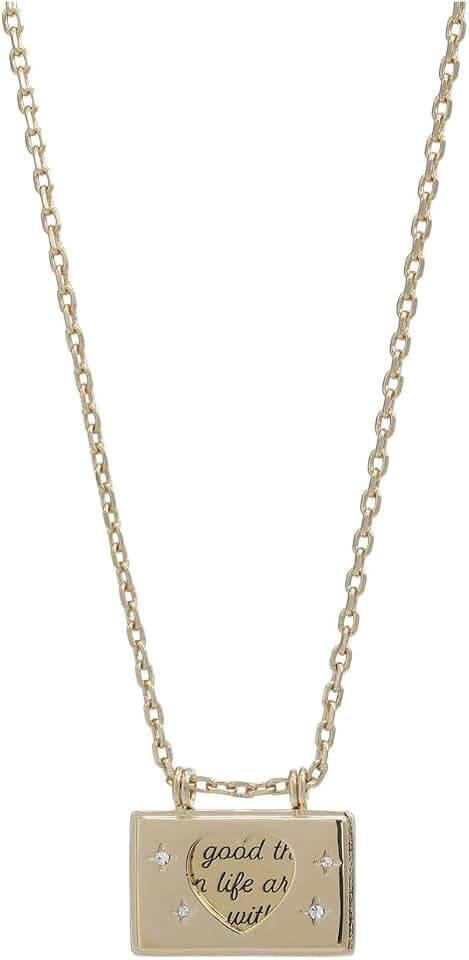 Alex and Ani Hidden Message Heart Affirmation Necklace
