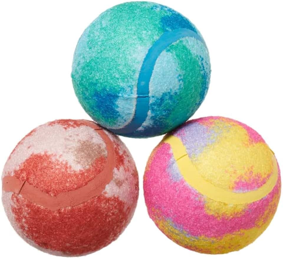 BarkBox Bath Bomb 3-in-1 Interactive Rubber Dog Toy Balls - for Dogs