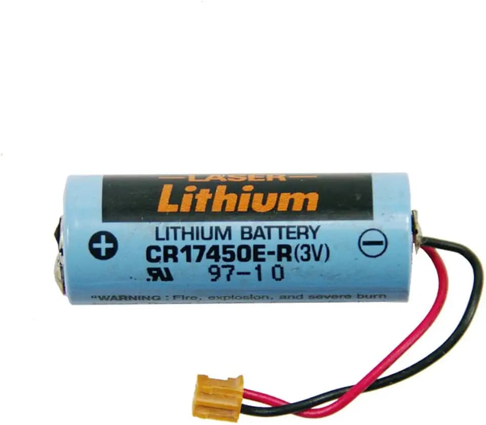 Sanyo/FDK Lithium Batterie CR17450E-R Size A, mit Kabel und Stecker - FANUC A02B-0200-K102, FANUC A98L0031001