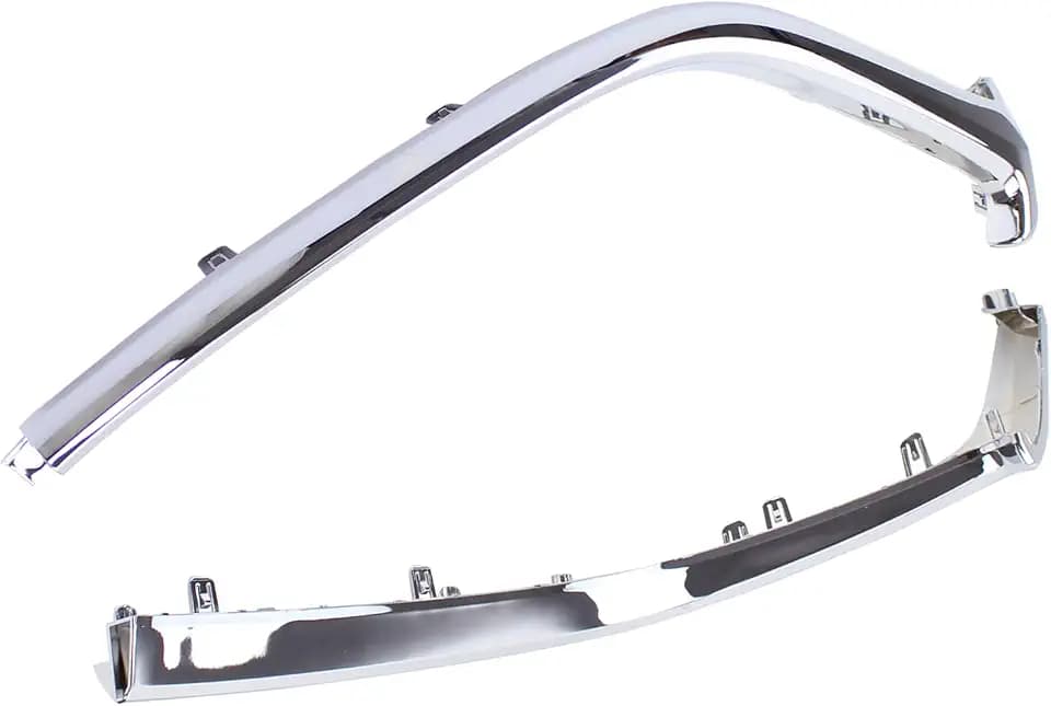 2Pcs Chrome Front Bumper Grille Lower Molding for Mazda
