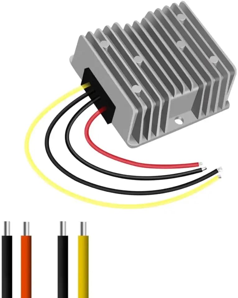 DC 24V 20A 480W 48V to 24V Buck Converter 36V to 24V DC Step-Down Converter Transformer Waterproof Voltage Regulator Converter for Golf cart LED Lights