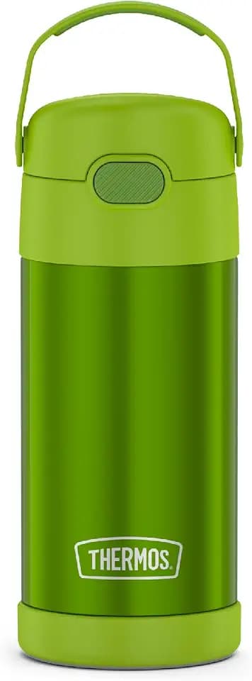 THERMOS FUNTAINER Water Bottle with Straw, 12oz, Lime