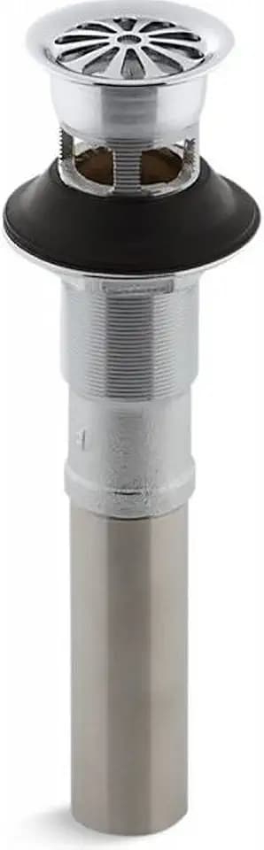 Kohler 7129-A-CP Lavatory drain with overflow, Polished Chrome, 1.25