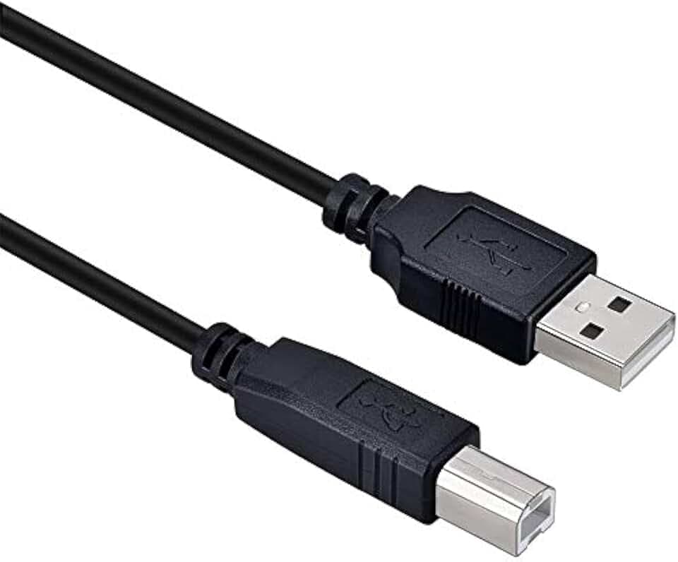 USB-Druckerkabel, kompatibel mit HP Laserjet Pro M404dn, M404dw, M454dw, M477fdw, M479fdn, M102w, M251nw, M227FDN, Envy 4500, 5640, 7155, 7640, 7855, HP DeskJet 3755. 3632 3054, PageWide Pro 477dw