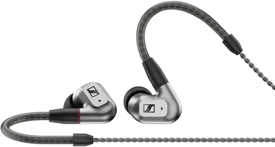 Sennheiser IE 200 kabelgebundene Audiophile Stereo Kopfhörer - In-Ear Earbuds mit Kabel - mit klarem, überlegenem Hi-Fi Sound, lebensechter Intonation und beeindruckendem Bass - Silber