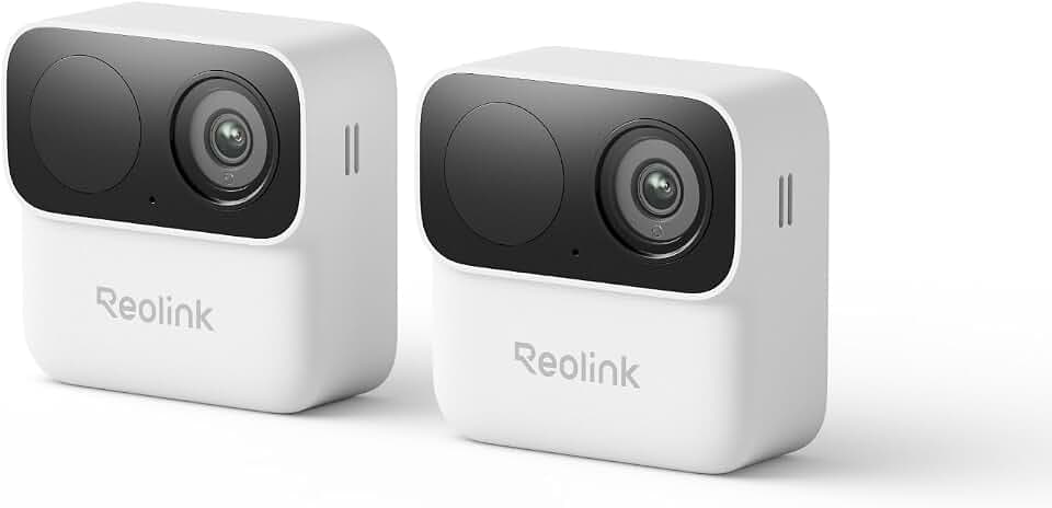 REOLINK Argus MagiCam Security Cameras Wireless Outdoor 1080p, 2 Pack