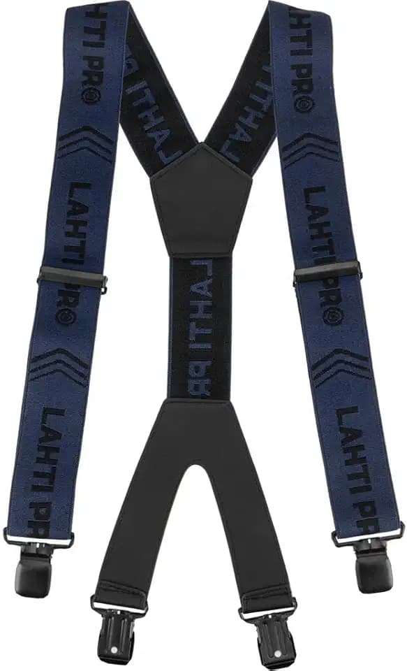 Lahti PRO Herren Hosenträger für Herren mit Metallclips - Arbeitshosenträger Breit 5 Cm - Hosenträger Arbeit Y Form mit Clips Suspenders (1er Pack)