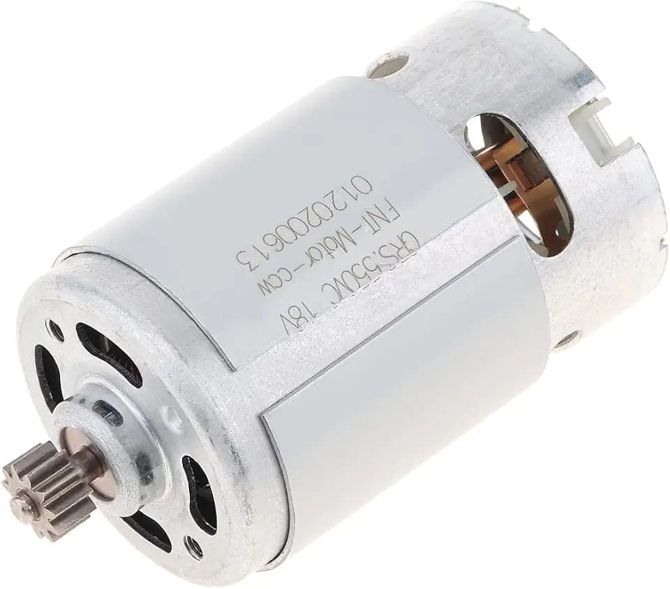 ChgImposs RS550 DC Motor 18V 23000RPM High Speed DC Motor with 11 Teeth High Torque Gear Box for Cordless/Charge Drill/Screwdriver