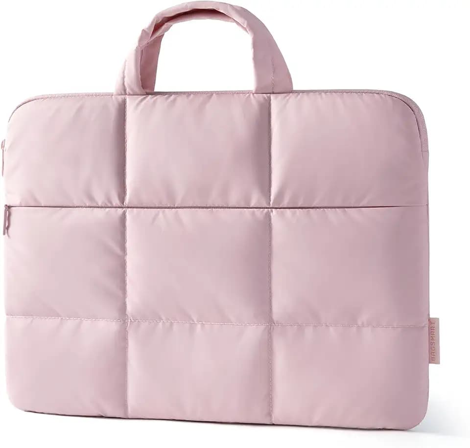 BAGSMART Laptop Sleeve 13.3-14 Inch Puffer Slim Protective Case for Women