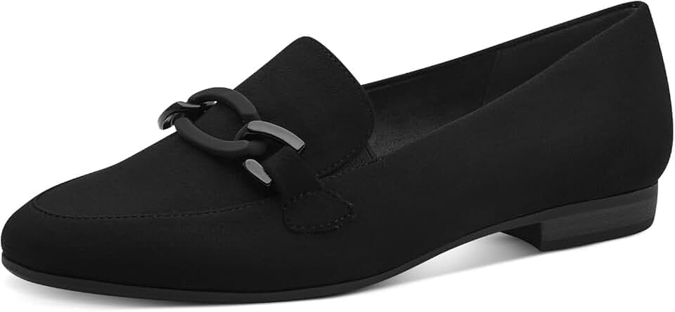 Jana Damen Slipper mit Blockabsatz Vegan