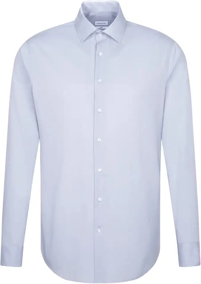 Seidensticker Herren Men Slim Longsleeve Cotton Hemd (1er Pack)
