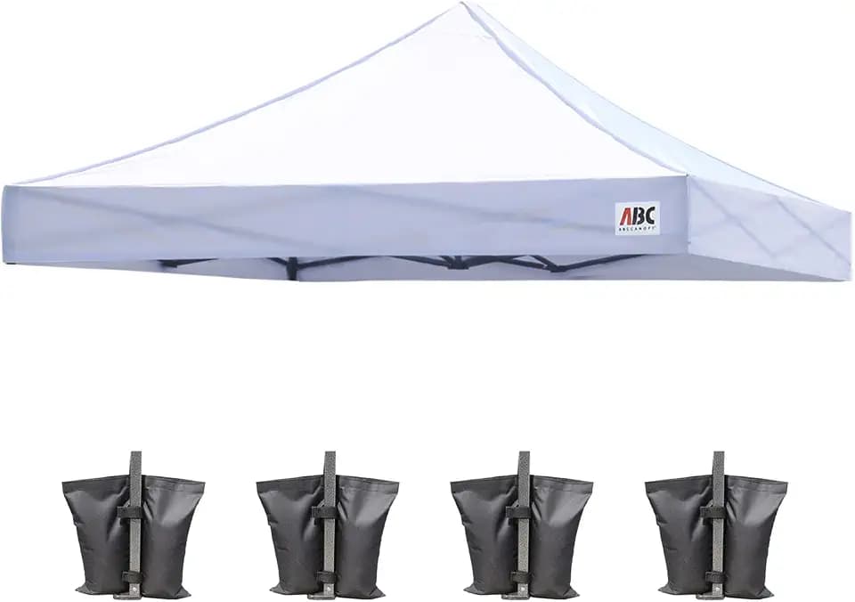 ABCCANOPY Replacement Canopy Top for Pop Up Canopy Tent 8x8White