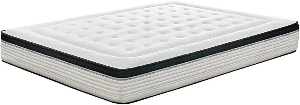KUO Dream - Orsay Spring Matratze | Taschenfederkernmatratze | Komfort und Langlebigkeit | Höhe 26 cm | 100 x 200 cm, Weiß