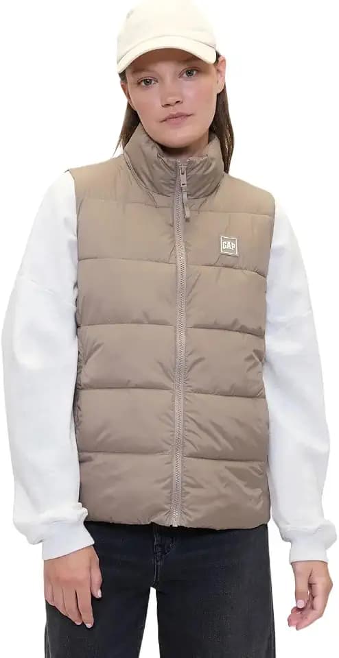 GAP Women's Logo Lightweight Puffer Vest