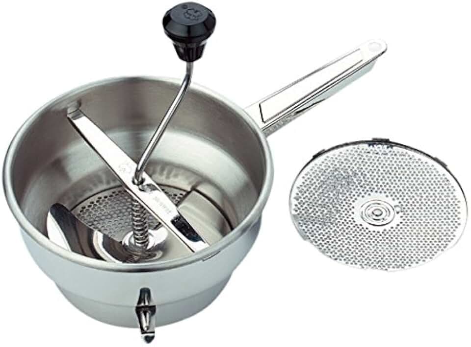 Ilsa Rostfreie Passiermühle, Silber, Centimeters