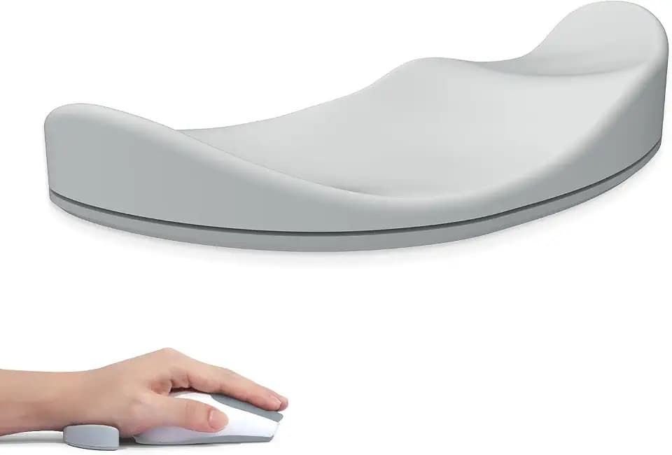 ATTACK SHARK Silikon Maus Handgelenkauflage, Ergonomische Mausstütze