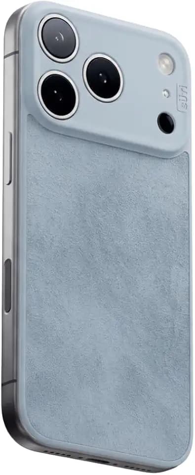 PhoneBack Cover - Not Your Typical Case - Suti MagSafe Compatible Magnetic Back Cover for iPhone 17 Pro Max - Ultra-Thin Slim Protection, Blue Aura NanoSuede
