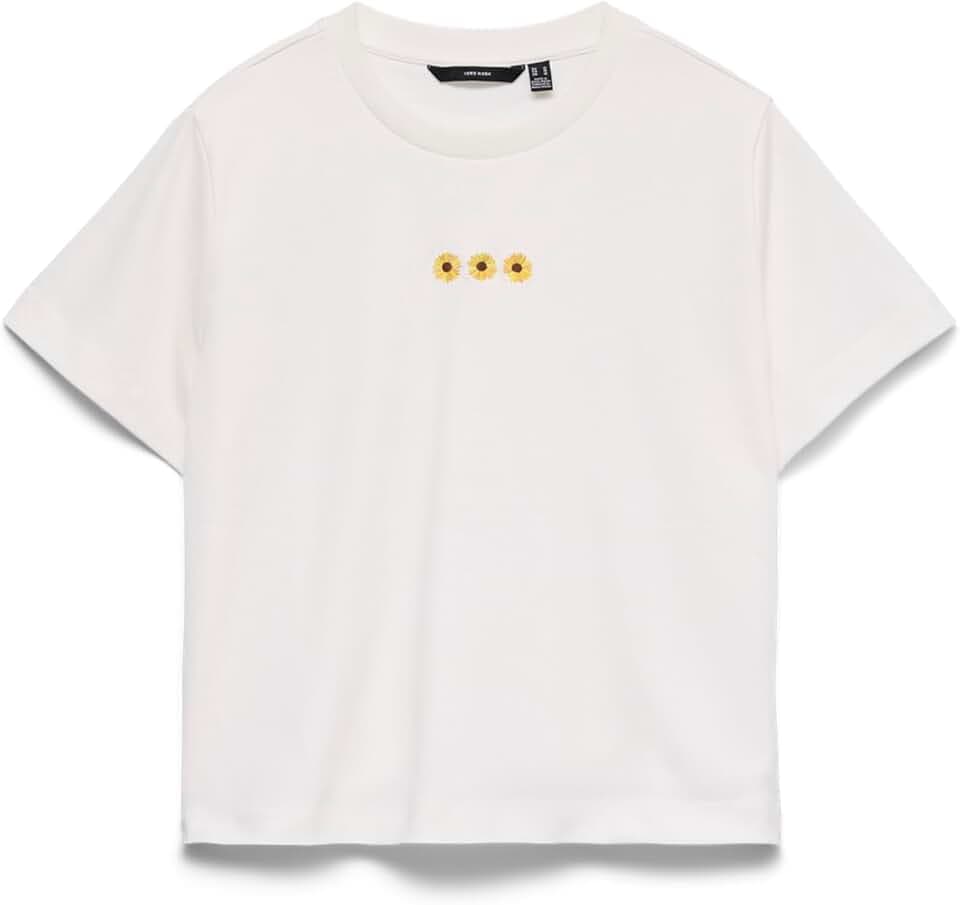 VERO MODA Vmsara Mette Ss Top Box JRS Noos