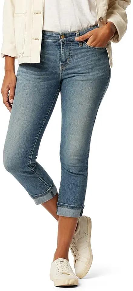 Levi Strauss Signature Gold Women's Mid Rise Slim Fit Capris