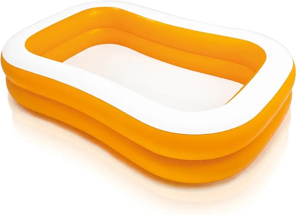 Intex Mandarin Swim Center Family Pool, 90" x 58" x 18", for Ages 3+