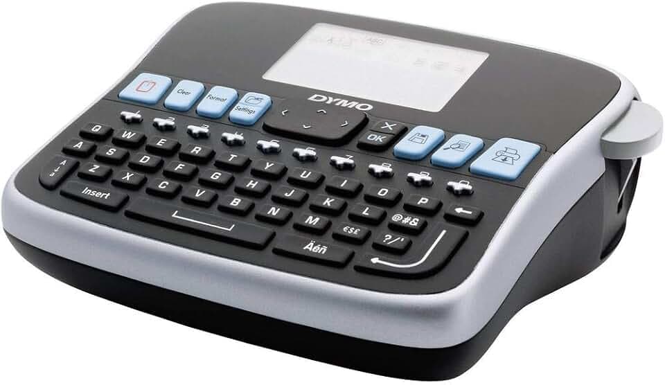 DYMO LabelManager 360D Professionelles Beschriftungsgerät | Etikettiergerät mit QWERTZ Tastatur | Einfache Textbearbeitung | für D1 Etiketten in 691219 mm Breite