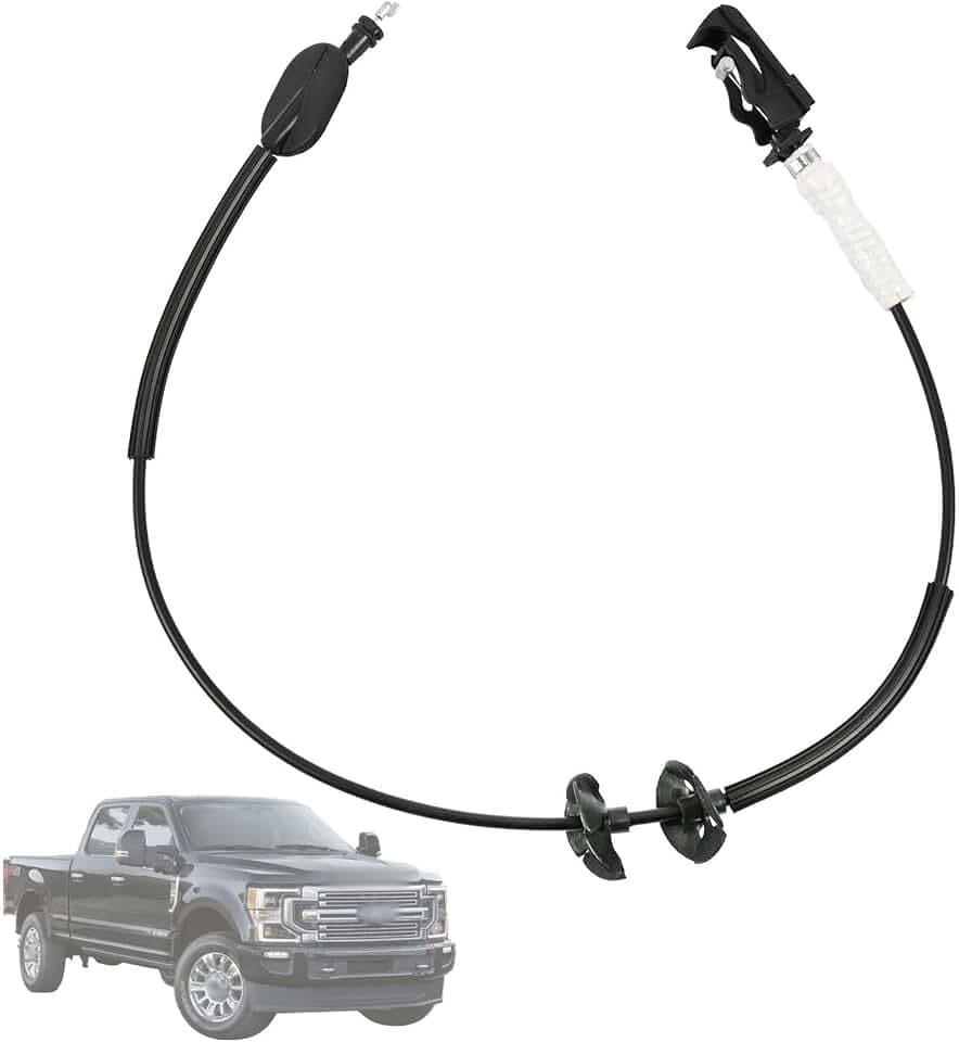 Front Left Driver Side Door Latch Lock Release Cable HC3Z-15221A01-F Compatible with Ford F-250/ F-350/ F-450/ F-550 Super Duty 2017-2022 Door Latch Cable Replace HC3Z-15221A01-B