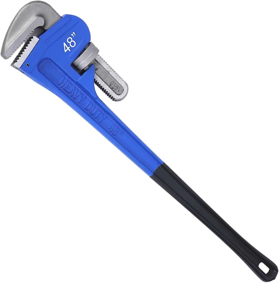 Gisafai 48" Straight Heavy Duty Pipe Wrench Set