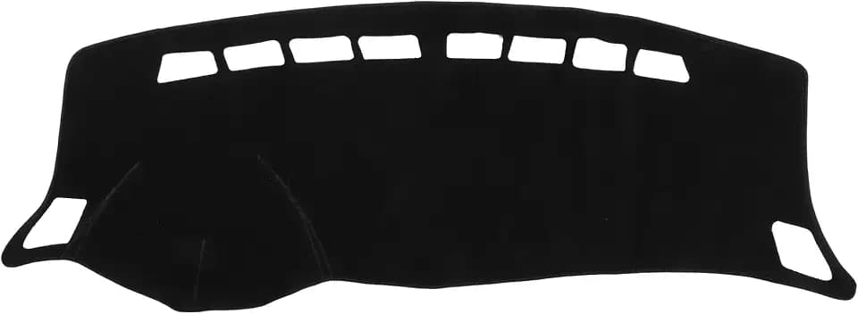 Car Dashboard Cover Compatible for Nissan Sentra 12-19, Protective Polyester Black Center Console Interior Trim Dash Cover Mat Pad