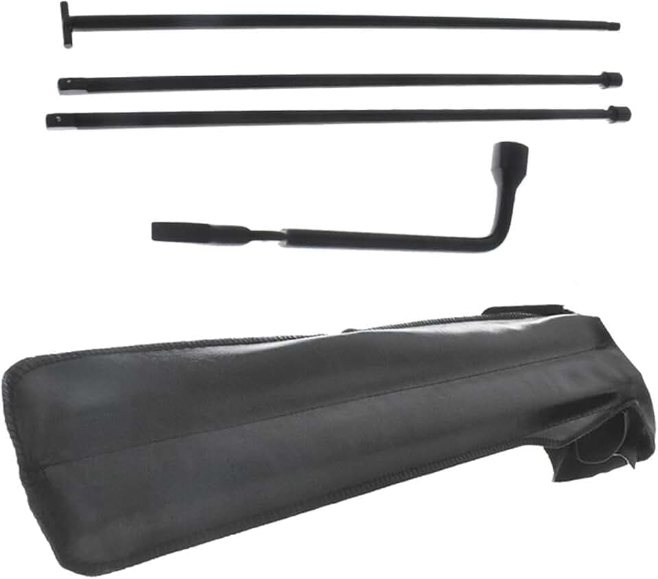 LABLT Spare Tire Jack Tool Kit Lug Wrench Bag Set Replacement for Frontier 2005 2006 2007 2008 2009 2010 2011 2012 2013 2014 Replacement for 99501EB00B