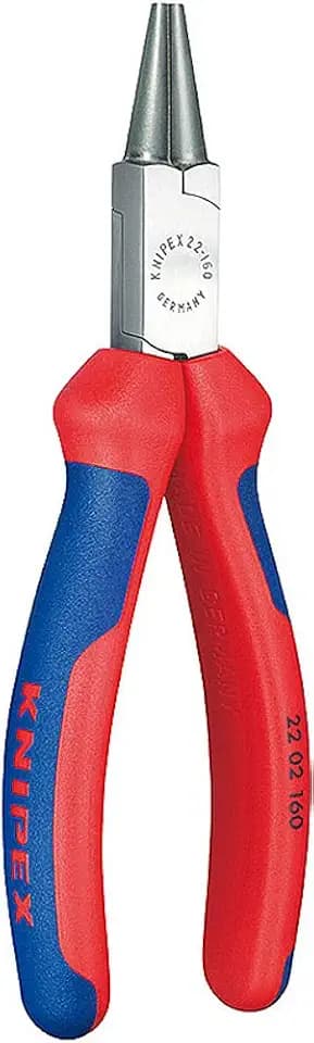 KNIPEX 22 02 160 Round Nose Pliers, Comfort Grip Handles 6.25-Inch