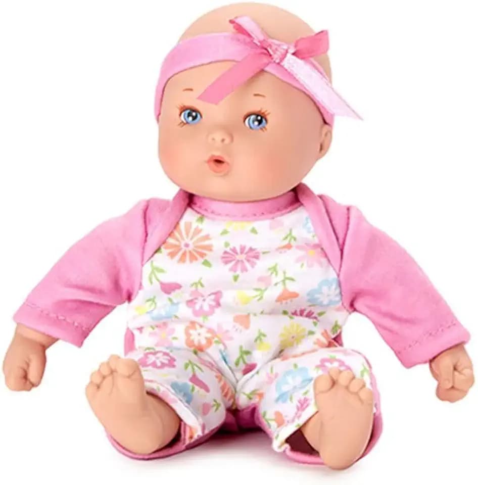 Madame Alexander 7-inch Little Cuties Mini Baby Doll, Pink, Light Skin Tone