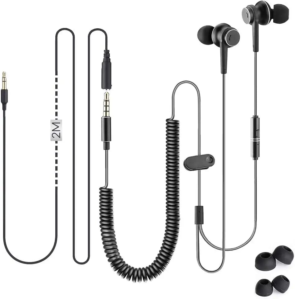 Avantree HF027 - In-Ear-TV-Kopfhörer mit 5,5 m Kabel