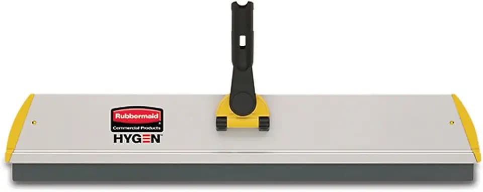 Rubbermaid Commercial Products HYGEN Microfiber Quick-Connect Mop Frame, 24 inch, Silver, for Janitorial/Professional/Industrial Cleaners for Heavy-Duty Floor Cleaning/Mopping/Dusting