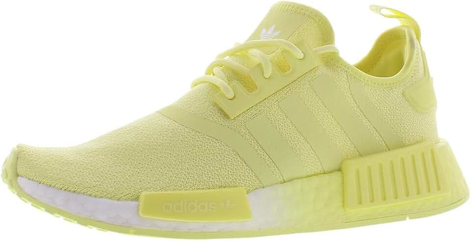 adidas Originals NMD R1 Womens Shoes Size 6, Color: Lime Yellow/White