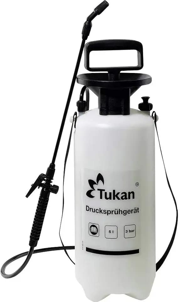 TUKAN Drucksprüher 5 Liter | Gartenspritze & Pumpsprüher für den Garten