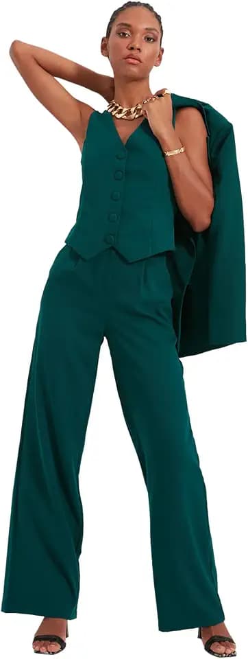 TRENDYOL Damen Pants Trendyol Wide Leg Hose