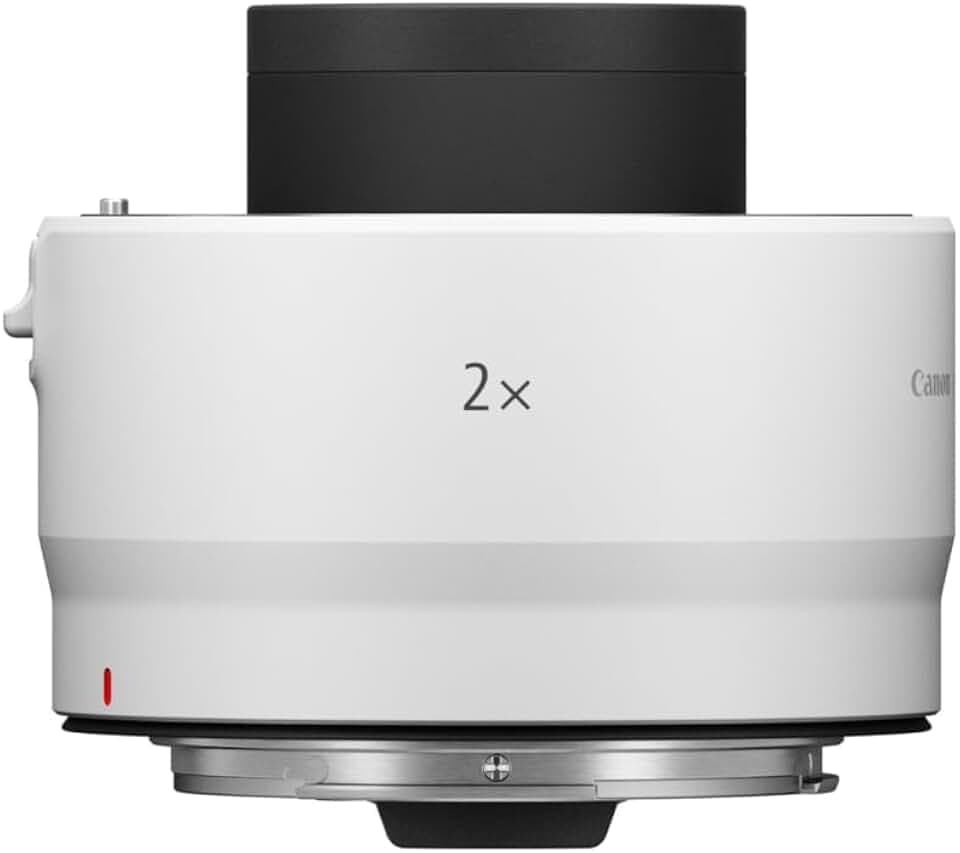 Canon Objektiv Extender RF 2X - für Canon RF Objektive (2-fache Brennweiten-Verlängerung, für RF-Bajonett optimiertes Linsendesign), hellgrau