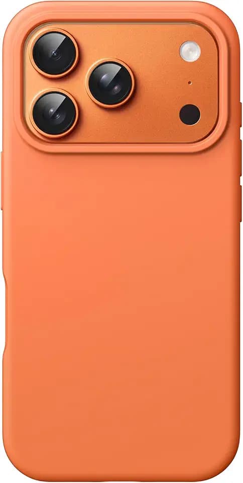 JETech Silicone Case for iPhone 17 Pro Max, Orange