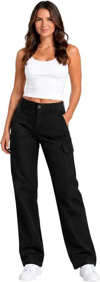 Dickies Damen Stretch Twill Straight Leg Cargo Pant Arbeitshose